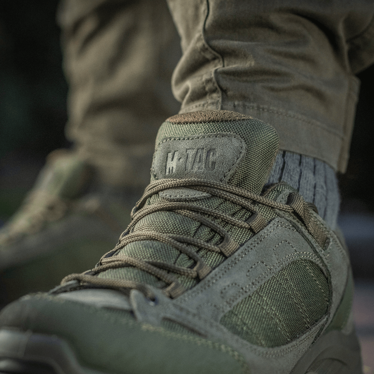 Tactical Sneakers Demi-Season – Let og komfortabel til trekking og outdoor med naturlæder og Cordura overdel.