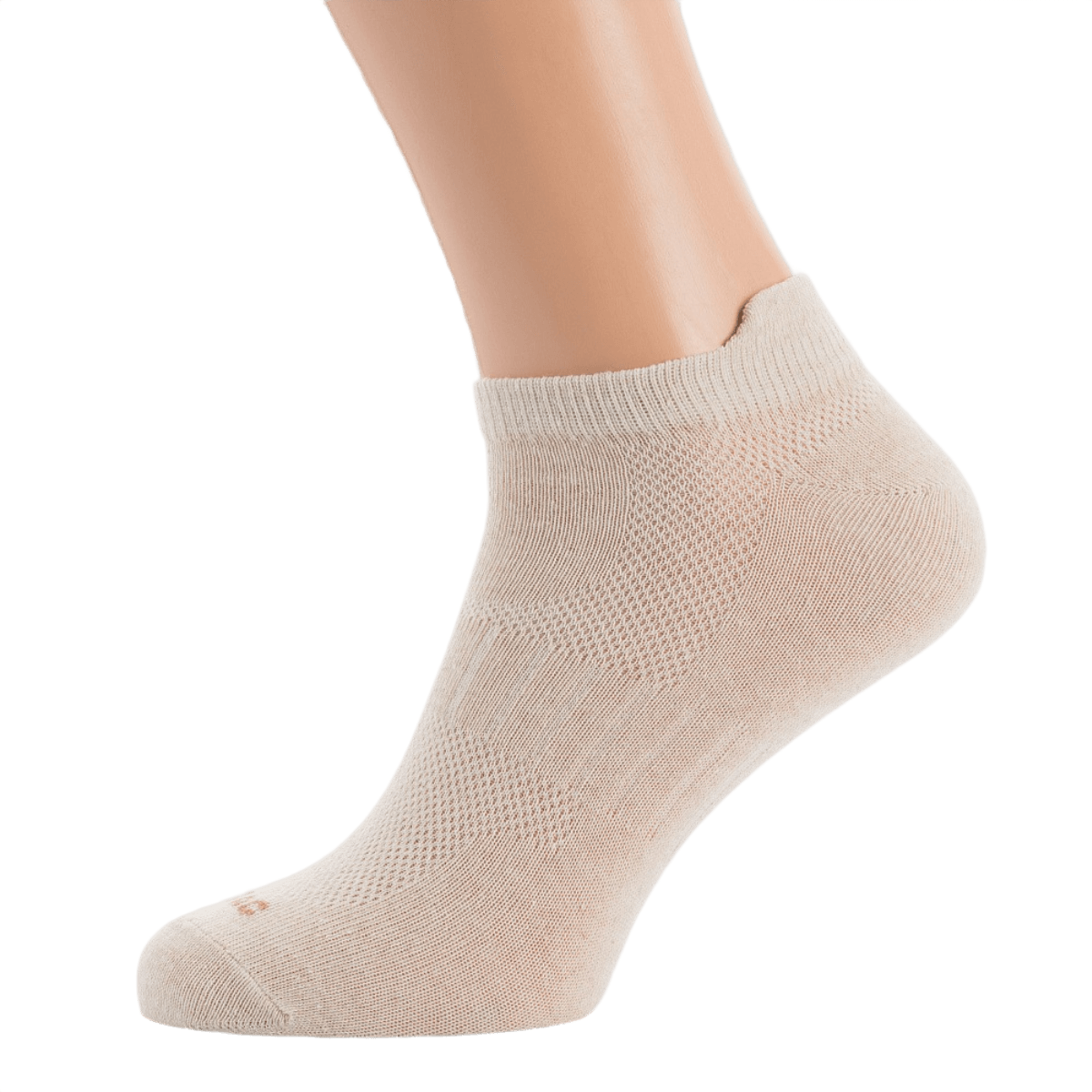 M-Tac Let Sportsokker til løb, korte og åndbare sokker i beige med elastisk kant for komfortabel pasform, ideelle til varme vejrforhold.