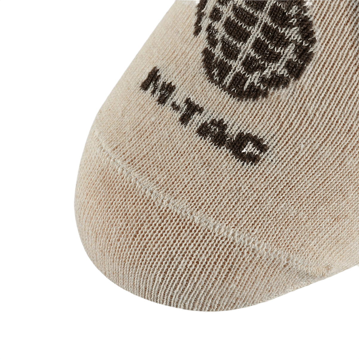 M-Tac Let Sommersokker Grenader nærbillede af tå med logo