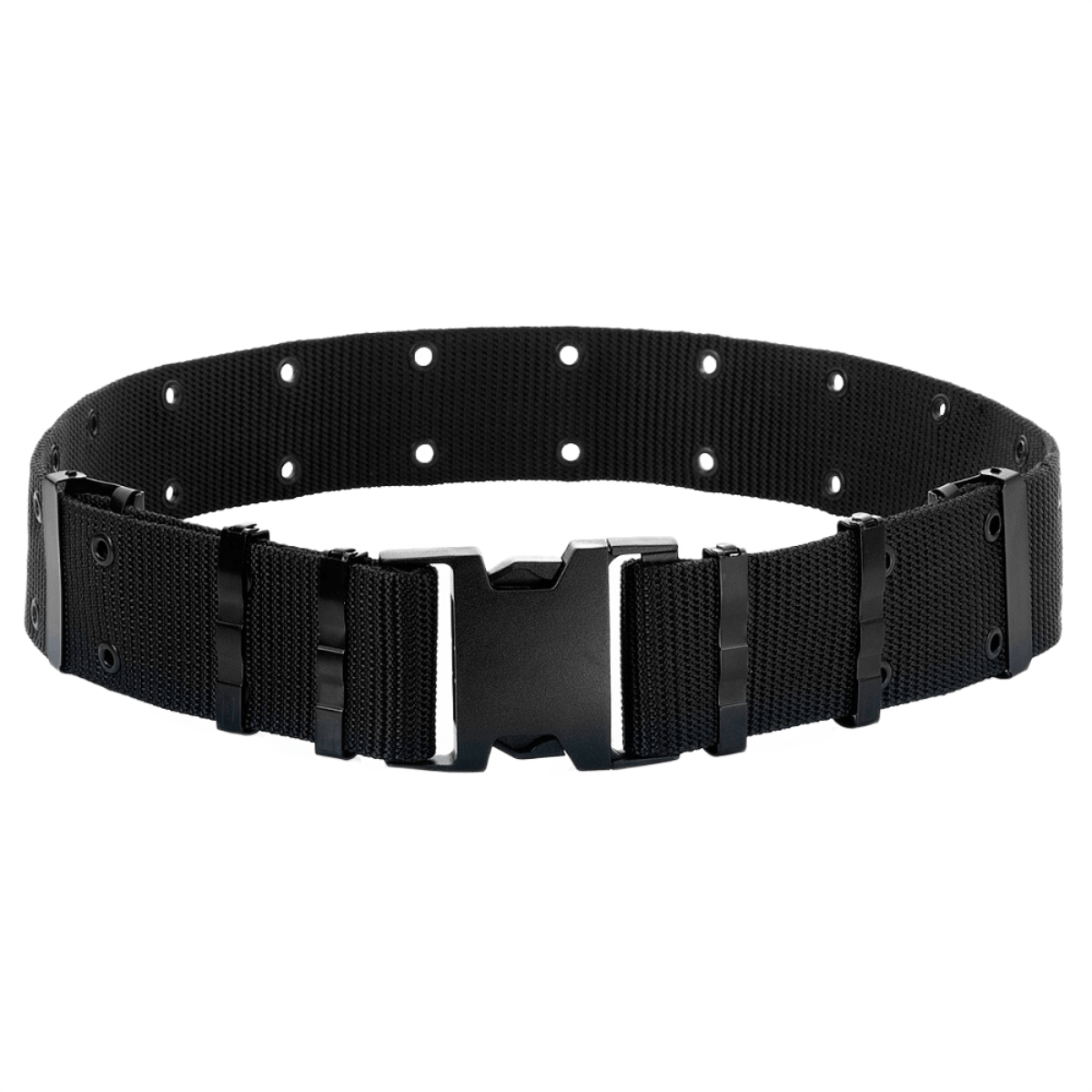 M-Tac Pistolbælte i nylon med plastikspænde, inspireret af BSS/A.L.I.C.E.-systemet. Taktisk militærbælte, 5,5 cm bredt i polyester.