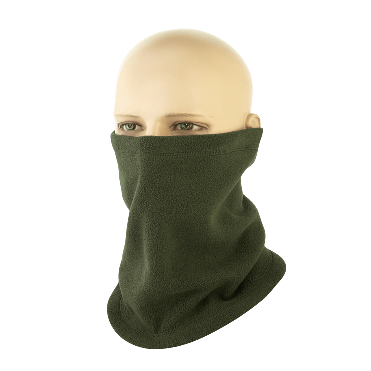 M-Tac Snood Elite Kort Justerbar Fleece, grøn, multifunktionel snood som hjelmliner, hue eller maske, fleece, justerbar, koldt vejr beskyttelse.