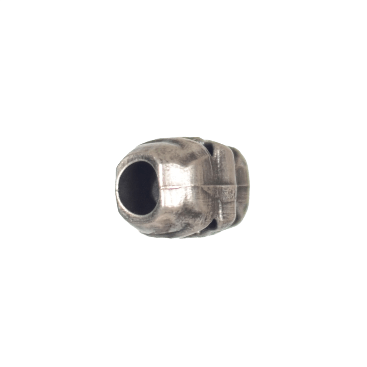 M‑Tac Skull Stopper Perle i plast til paracord-projekter, lanyards, bælter og armbånd, huldiameter 6 mm, mål 17 x 12 mm