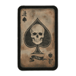 M-Tac Patch Ace of Spades med kranie i vintage design, morale patch i Cordura 500D og velcro, symboliserer kampgejst og klarhed. Mål: 87x54 mm.