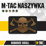 M-Tac Bearded Skull 3D PVC Patch