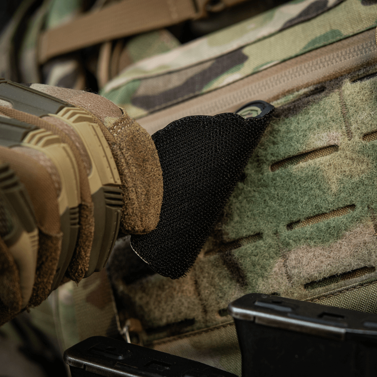 M-Tac Patch Tiger Green Tape PVC morale patch set på camouflage udstyr, 3D-print i PVC, nem fastgørelse med Velcro.