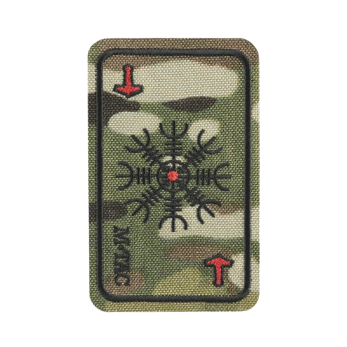 M-Tac Patch Kort Helm of Horror (Broderi)