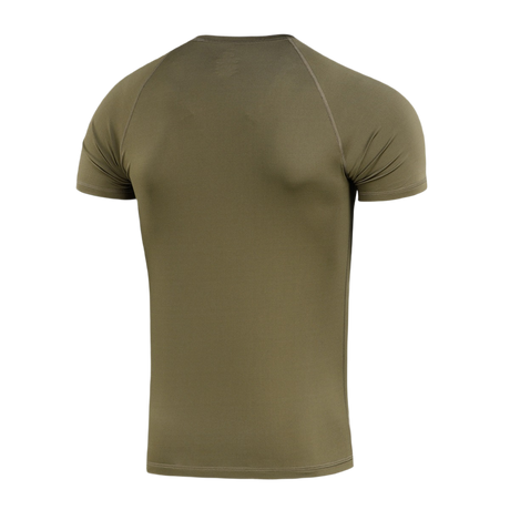 M-Tac T-shirt Ultra Light Polartec i Power Dry® materiale, olivengrøn farve, perfekt til træning og outdoor brug.