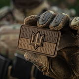 M-Tac patch Ukraina-flagget med ZSU Trident PVC