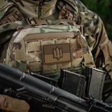 M-Tac patch Ukraina-flagget med ZSU Trident PVC