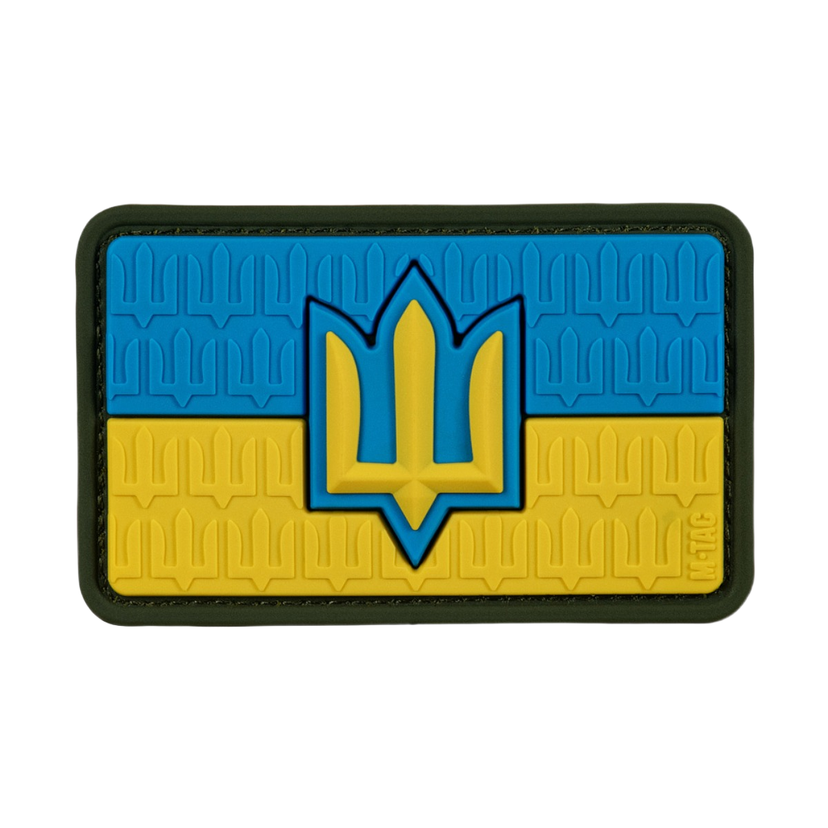 M-Tac patch Ukraina-flagget med ZSU Trident PVC