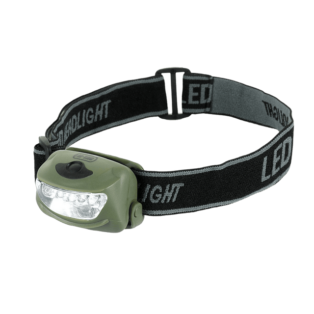 M-Tac Pandelygte 4+1 LED med elastisk hovedrem og flere lysfunktioner