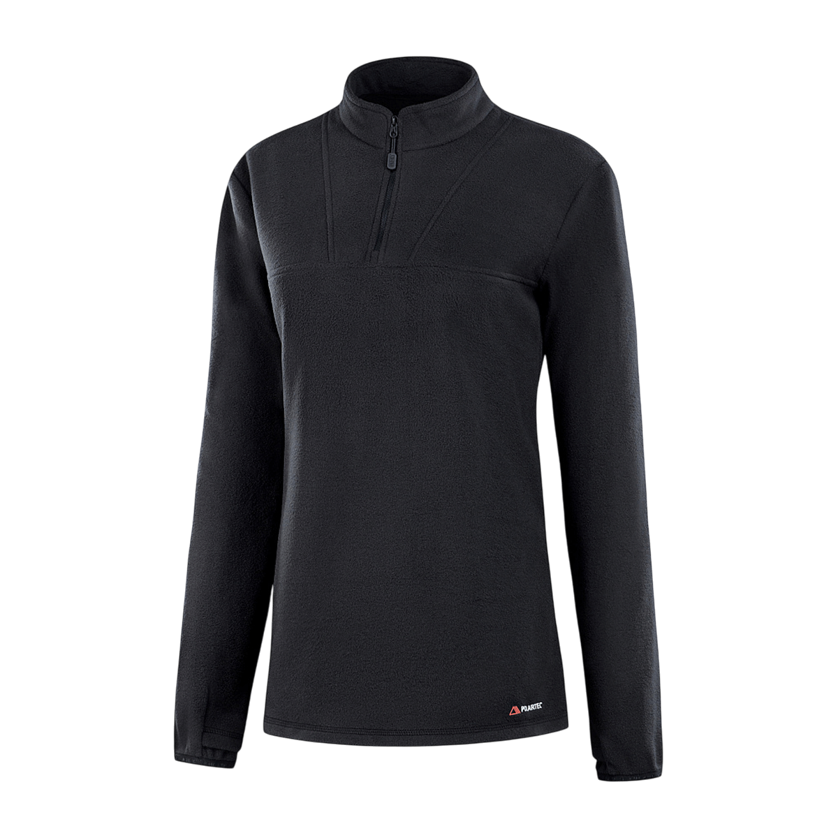 M-Tac Delta Polartec Fleecejakke Dame i sort, moderne fleecejakke til kvinder, lavet af Polartec® Micro Series-fleece for optimal varme