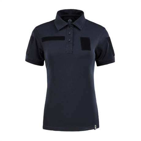 M-Tac Tactical Polo-Shirt 65/35 Lady til kvinder, komfortabel bomulds-polyester blanding, velcro detaljer, til arbejde og aktiv brug