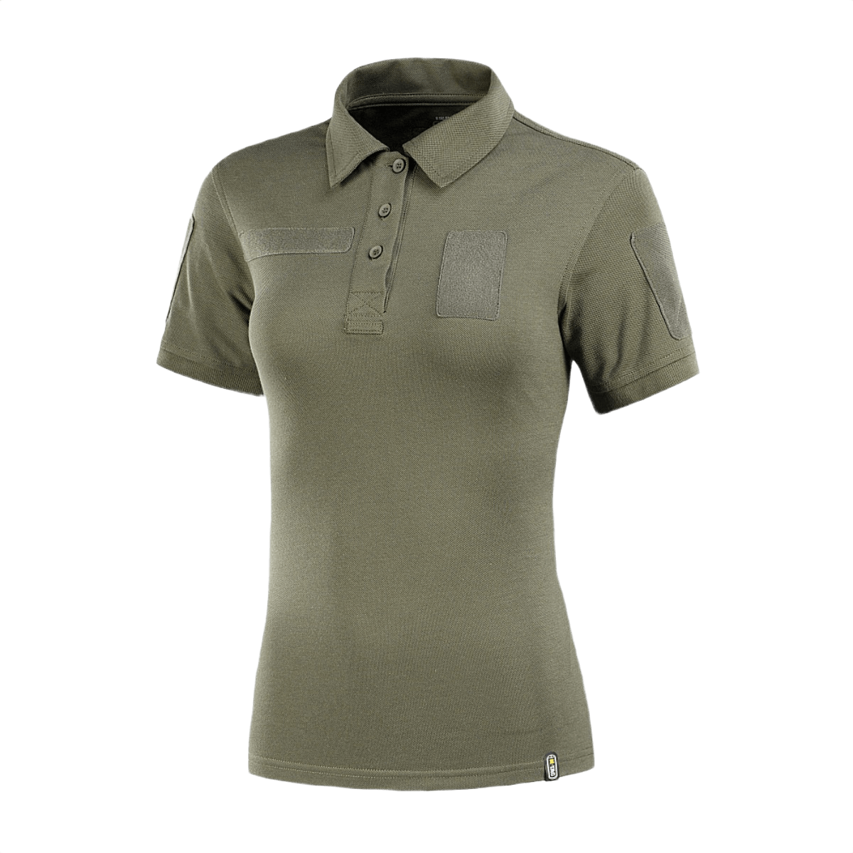 M-Tac Tactical Polo-Shirt 65/35 Lady i slidstærk bomulds-polyester til kvinder med velcro til mærker og ID.