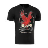 M-Tac T-Shirt Phoenix med Føniks-design, symboliserer genopstandelse og styrke, printet med brandets slogan og krydsede pile.