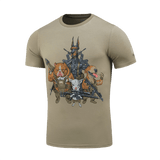 M-Tac T-Shirt Rex Team med skarpskytter print, der viser kammeratskab og teamwork, lavet i blød elastisk bomuldsblanding for komfort.