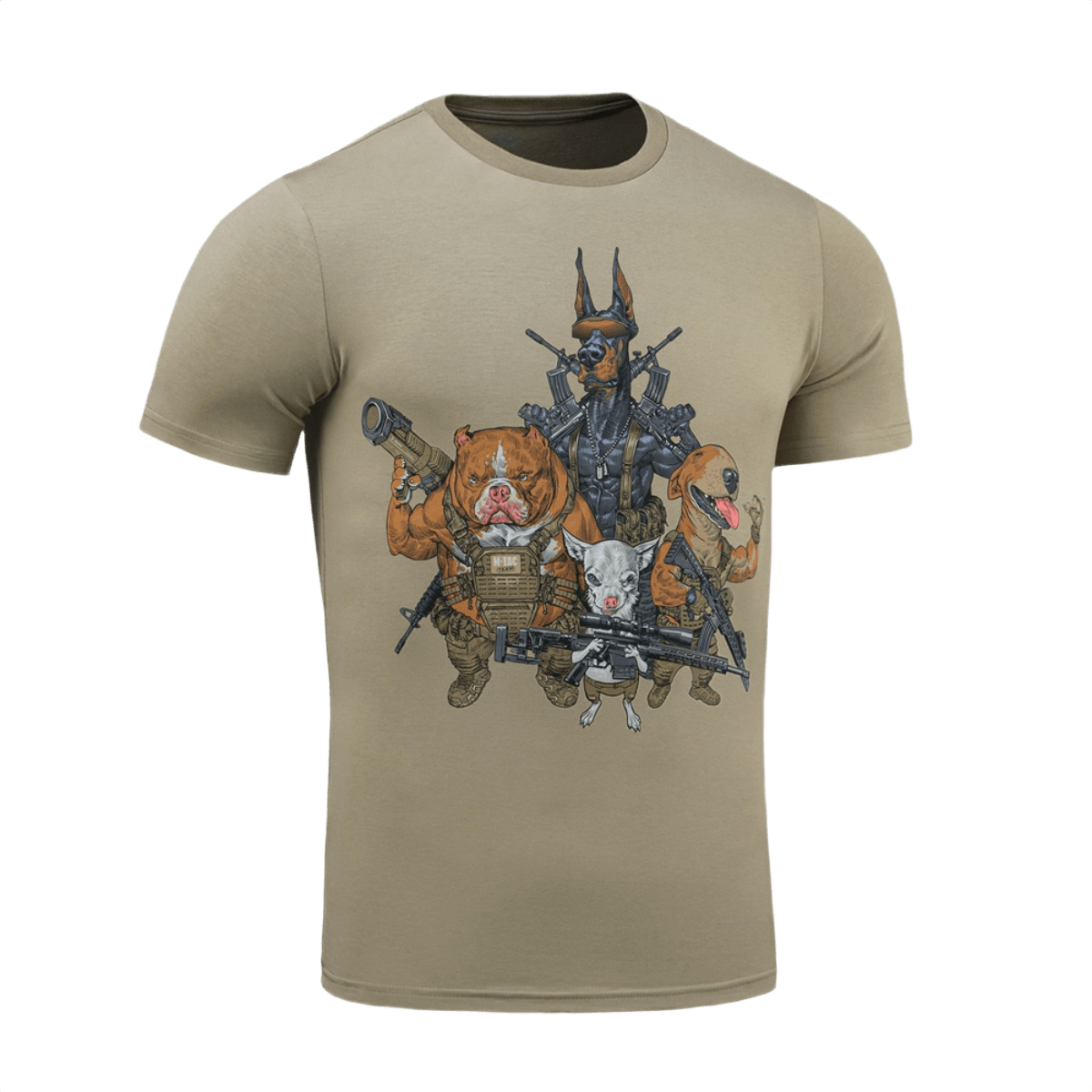 M-Tac T-Shirt Rex Team med print af et skudhold, der symboliserer venskab blandt skarpskytter, i en blød bomuldsblanding.