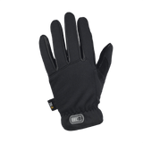 M-Tac Handsker Scout Tactical i sort med læderbelagte håndflader og elastiske manchetter for komfort og beskyttelse.