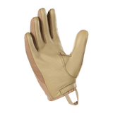 M-Tac Handsker Police i syntetiske materialer og læder, designet til politi med polstrede zoner og velcrolukning for komfort.