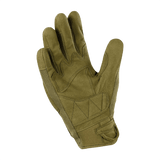 M-Tac Handsker Assault Tactical Mk.6, syntetisk ruskind med åndbare zoner og forstærkede kno-pads, olivengrøn farve.