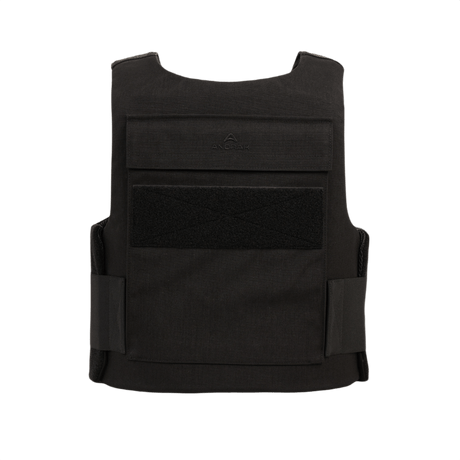 Anorak Titanium® Duty III Stik & Skudsikker Vest i sort blød rustning, designet til Level IIIA beskyttelse for politi og Kystvagt.