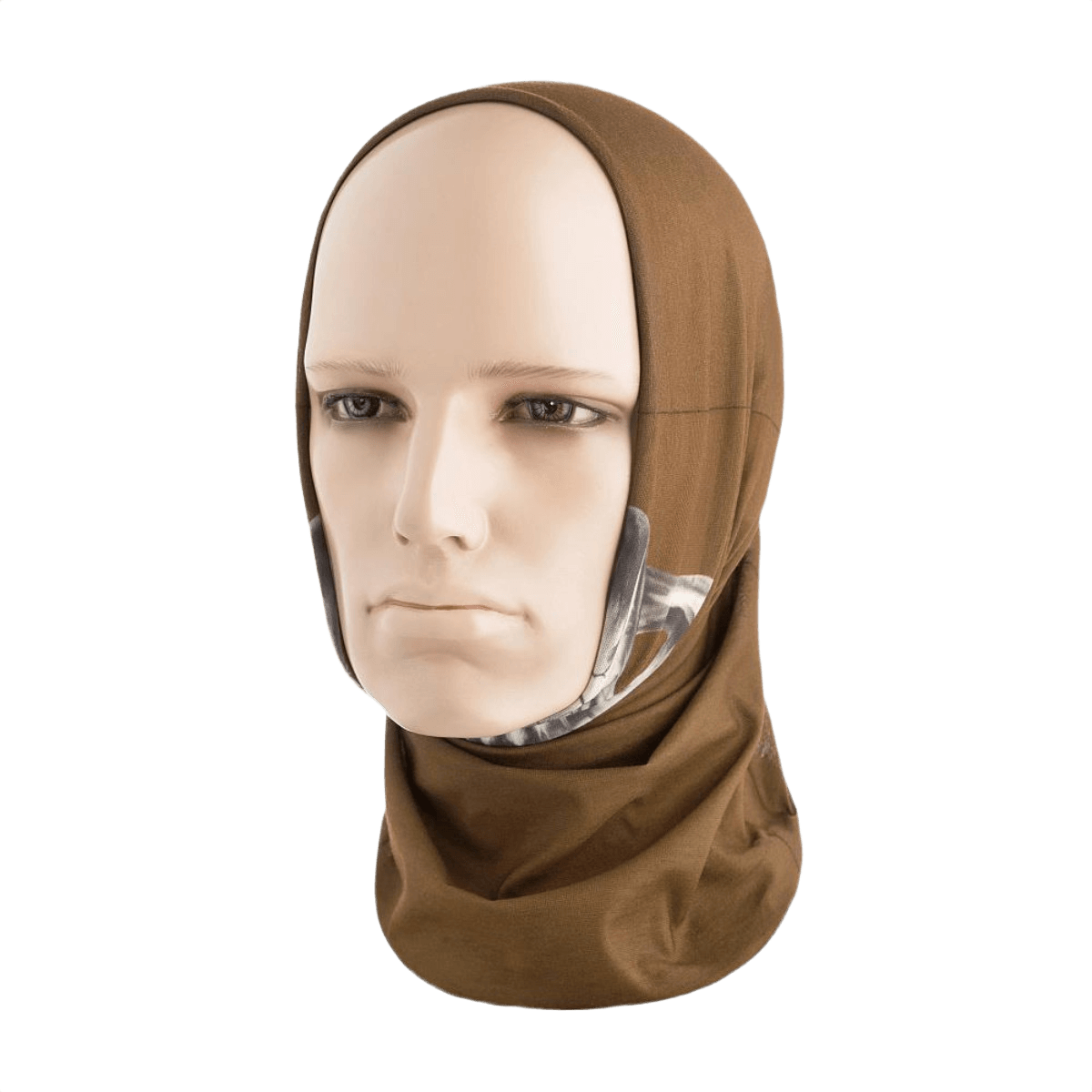 M-Tac Let Tubehalstørklæde Reaper Skull som balaklava, brun farve, alsidig til airsoft og friluftsaktiviteter.