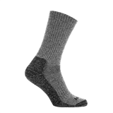 Grå udendørs M-Tac Coolmax 40% sokker med fugtafledning og anatomisk design for komfort. Perfekt til aktive brugere og outdoor-entusiaster.
