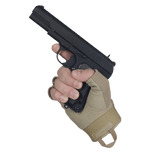 M-Tac Fingerløse Handsker Assault Tactical Mk.3 med pistolgreb, specialsyntetisk materiale, forstærket håndflade, og velcro manchet