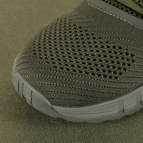 M-Tac Summer Light Sneakers tæt skud viser letvægt, åndbart design og slidstærk gummisål, ideel til sommerbrug.