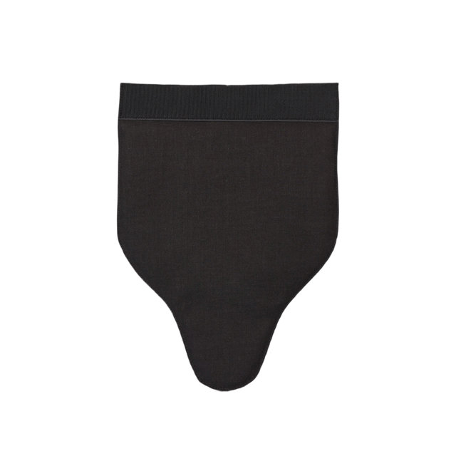 Anorak Chromium® Skridtbeskytter I - sort skridtsikker soft armor panel, letvægts og fleksibel beskyttelse, hook-and-loop fastgørelse.