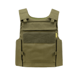 Anorak Rhodium® Duty IV Stik & Skudsikker Vest i olivengrøn, maksimal level IIIA-beskyttelse, kniv- og stikmodstandsdygtig.