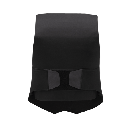 Anorak Rhodium® VIP I Stik & Skudsikker Vest i sort for diskret og sikker beskyttelse, designet som en jævnlig jakkesætsvest.