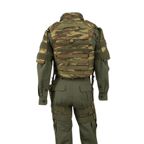 Anorak Tactical II – full set Cover med 360° PALS webbing i 1000D CORDURA®, ideel til politi, kystvagt og forsvar.