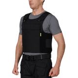 Anorak Titanium® Duty III Stik & Skudsikker Vest model i sort, giver ergonomisk Level IIIA-beskyttelse, designet til politiet og kystvagten.