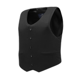 Anorak Topaz® VIP I Stiksikker Vest i sort med jakkesætsdesign, der giver omfattende kropsdækning og komfort under brug.