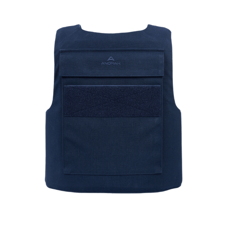 Anorak Niobium® Duty IV Stik & Skudsikker Vest, multi-trussel kropspanservest i mørk farve med avanceret beskyttelsesteknologi.