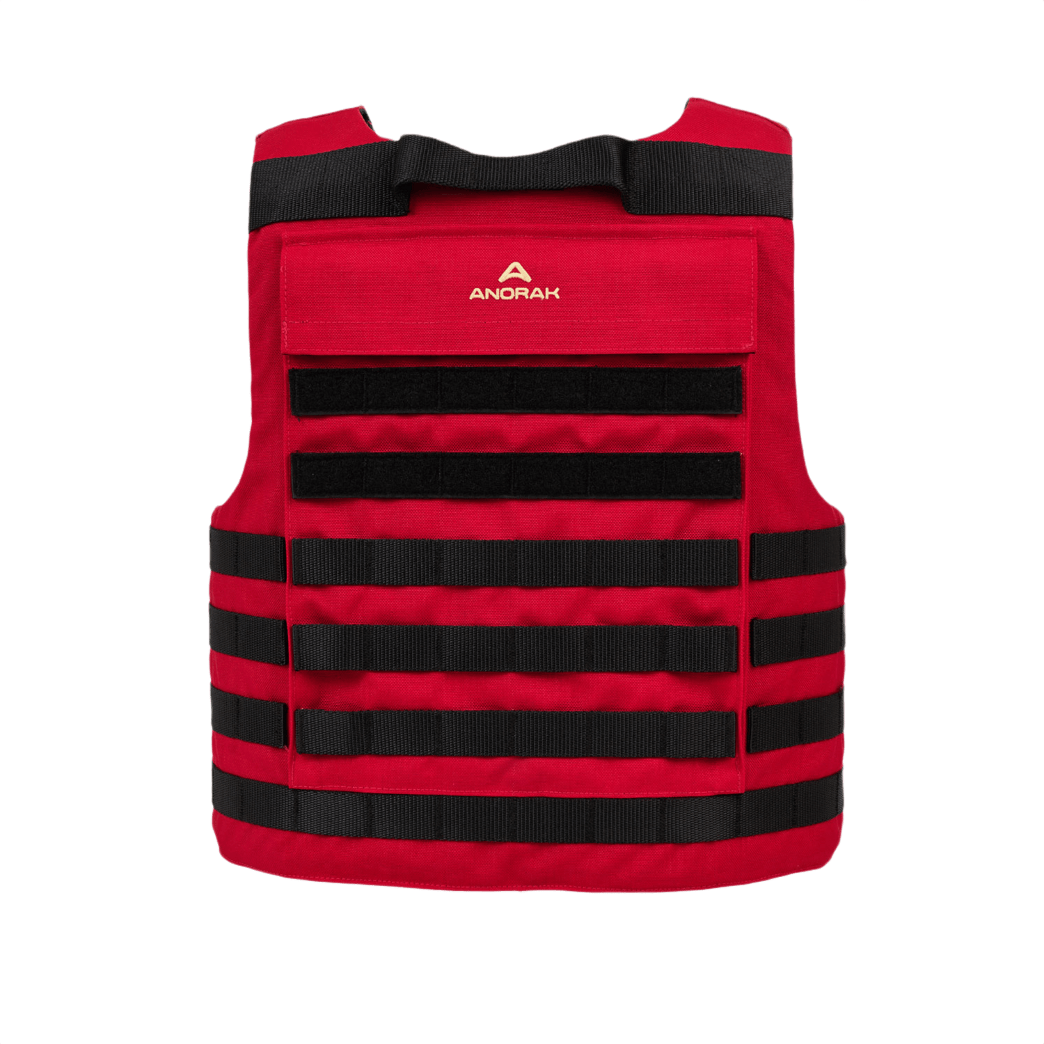 Rød Anorak Niobium® Instructor I Stik & Skudsikker Vest, robust kropspanservest mod skydevåben og knive. Moderne og beskyttende design.