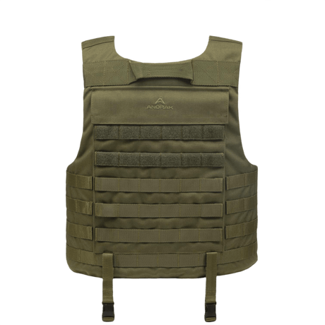 Anorak Tactical I Cover med ergonomisk design og PALS webbing, ideel til politiet, kystvagten og forsvaret.