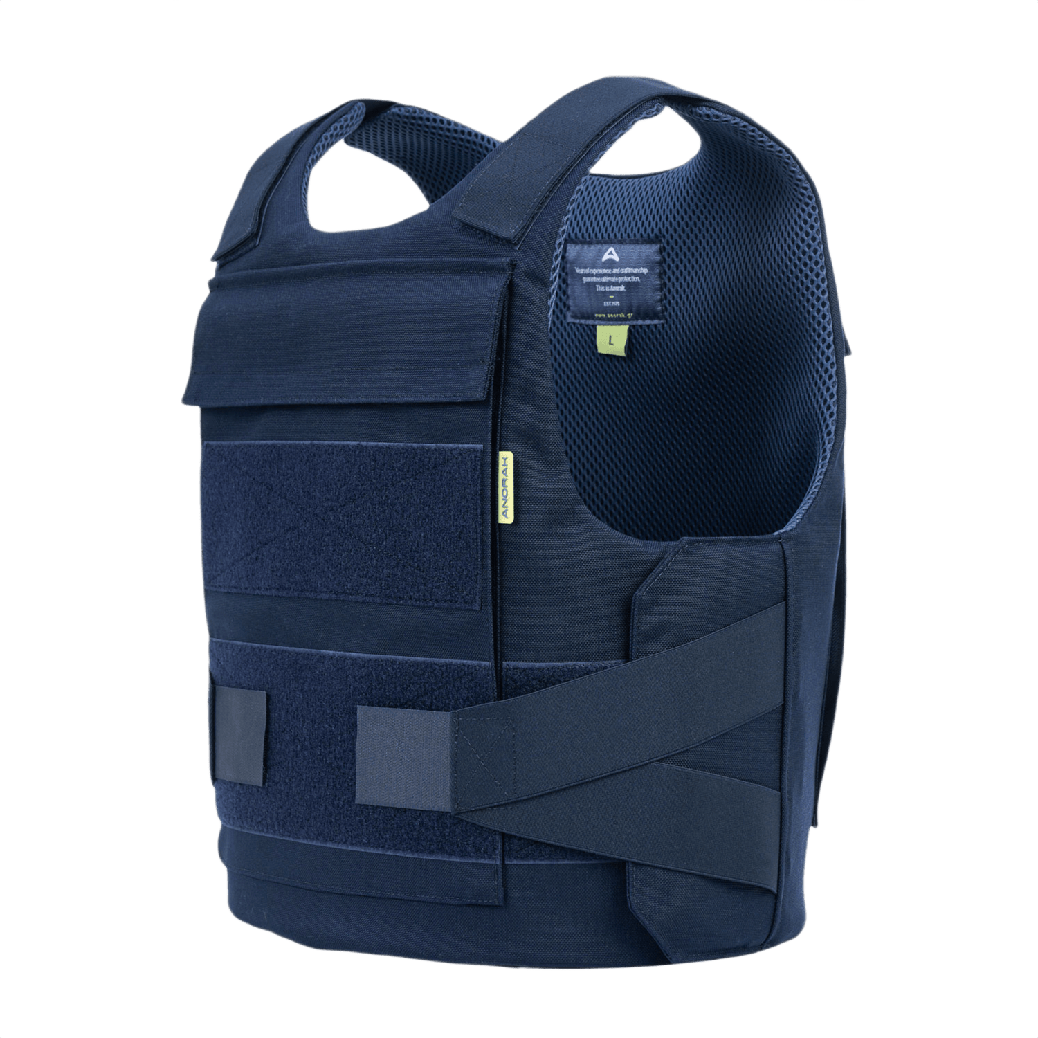 Anorak Titanium® Duty I Stik & Skudsikker Vest, Level IIIA beskyttelse i sort design, ideal til politibetjente og sikkerhedspersonale