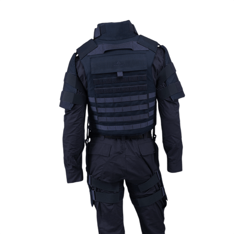 Anorak Titanium® Tactical II - full set softbody-vest, NIJ Level IIIA protection, police special forces gear, rear view