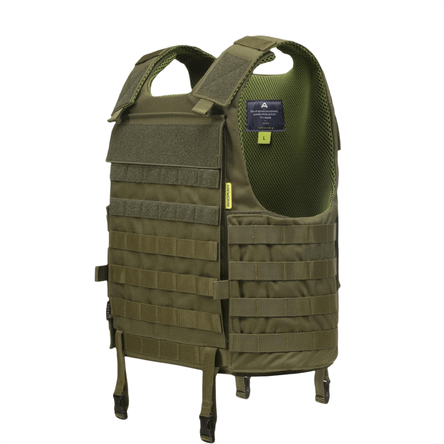 Anorak Titanium® Tactical I Stik & Skudsikker Vest, blød skudsikker vest med NIJ niveau IIIA beskyttelse, ideel til politiet og kystvagten.