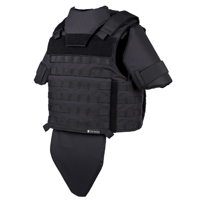 Elite Armor Combat vest set forfra i vinkel