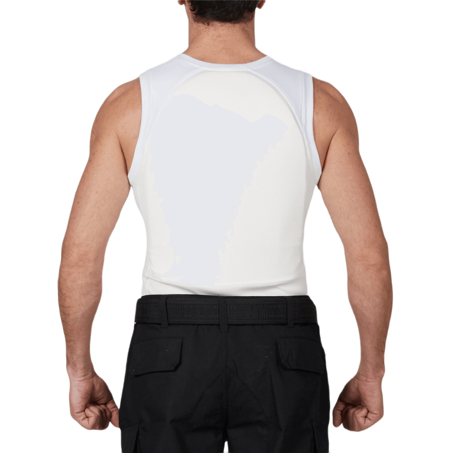 Anorak Undershirt I Cover set bagfra, bæres under en skjorte for diskret beskyttelse, letvægtsmaterialer sikrer åndbarhed og komfort.