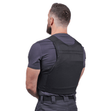 EA Impact - NIJ Level IV Bundle - Skud & Stiksikker Vest i sort med traumeplader og professionel kropsbeskyttelse, galleri position 1 set bagfra.