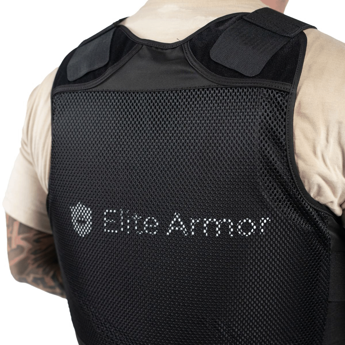 Elite Armor RX2 Stikk- og skuddsikker vest nærbilde ryg