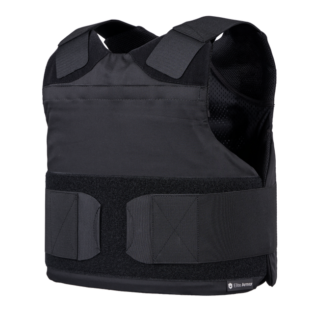 Elite Armor Impact stik og skudsikker vest - set i vinkel forfra
