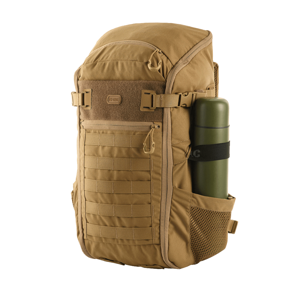 M-Tac Rygsæk Gen. II Elite – Small med MOLLE-paneler og mesh-lommer, ideel til praktisk pakning og sikker opbevaring.