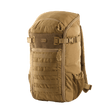 M-Tac Rygsæk Gen. II Elite – Small i tan farve med MOLLE-paneler og meshlommer, ideel til praktisk og sikker opbevaring.