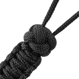 M-Tac Lanyard Skandinavisk Small Triquetra i flettet paracord med nordisk design og dekorativ perle, perfekt til knive og udstyr.