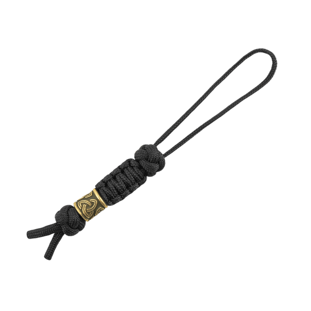 M-Tac Lanyard Skandinavisk Small Triquetra i robust flettet paracord med dekoreret perle og nordisk design. Praktisk og stilfuldt.